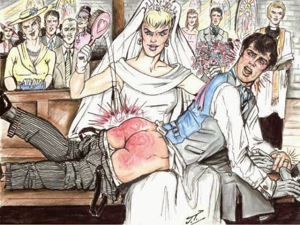 Aroused bride spank art Bukkake swallow blonde